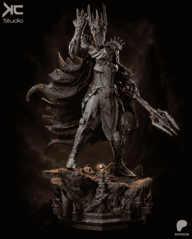KcStudio 魔戒 魔王索伦-P站图纸收藏馆