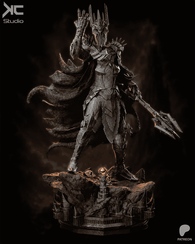 图片[1]-KcStudio 魔戒 魔王索伦-P站图纸收藏馆