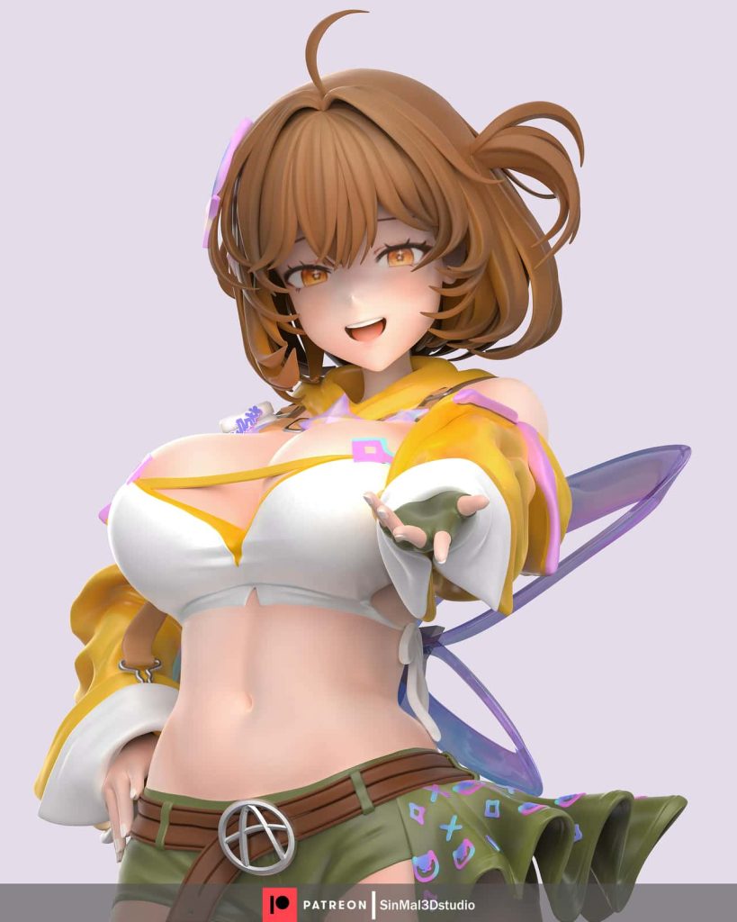 图片[1]-Sin3Dstudio 胜利女神：妮姬 阿妮斯-P站图纸收藏馆