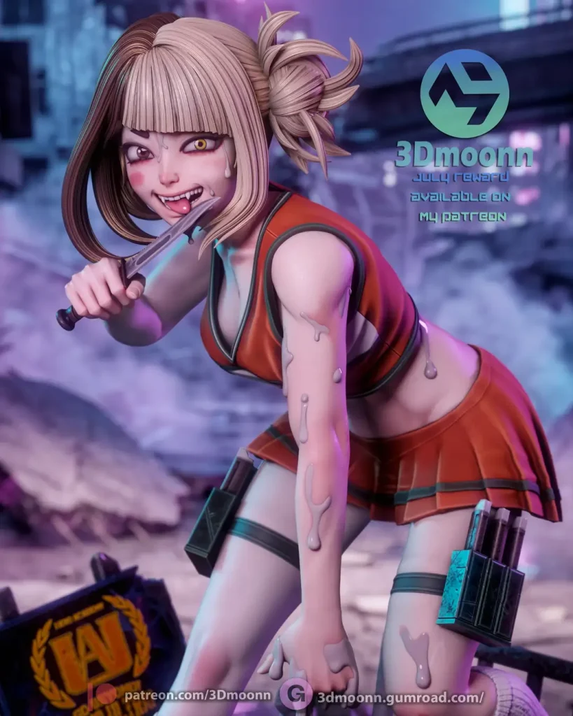 图片[5]-Himiko Togi Collectible Figurine – 3D STL Print Model-P站图纸收藏馆
