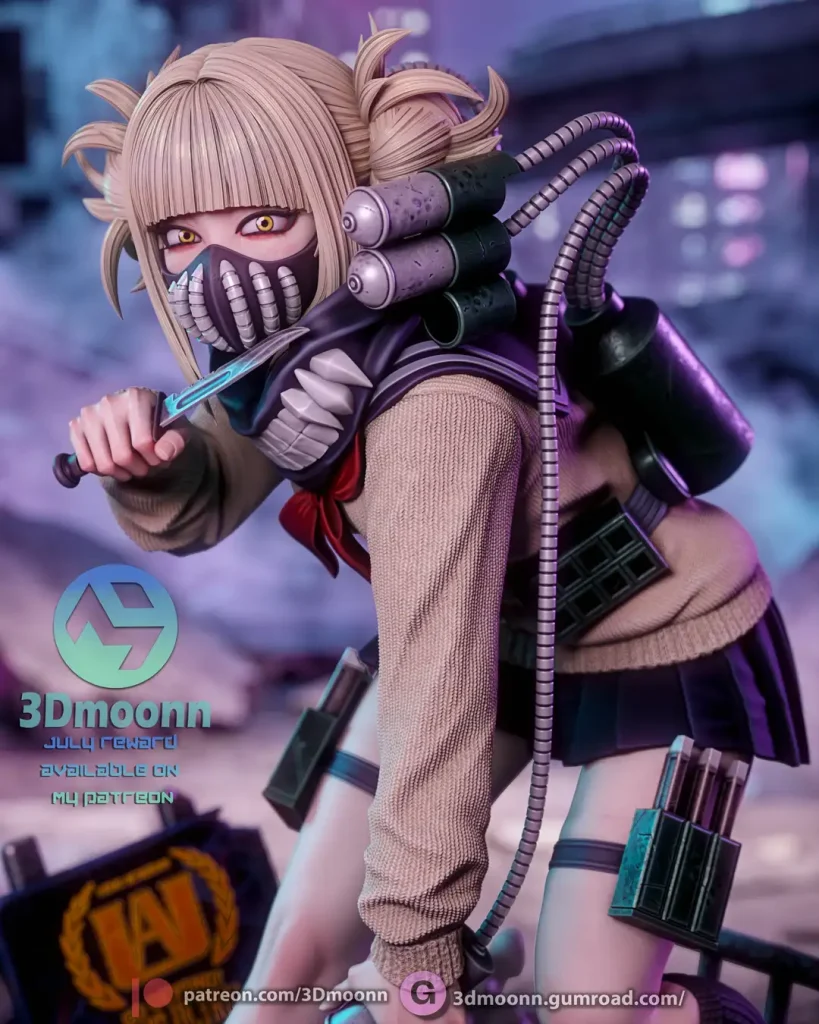 图片[3]-Himiko Togi Collectible Figurine – 3D STL Print Model-P站图纸收藏馆
