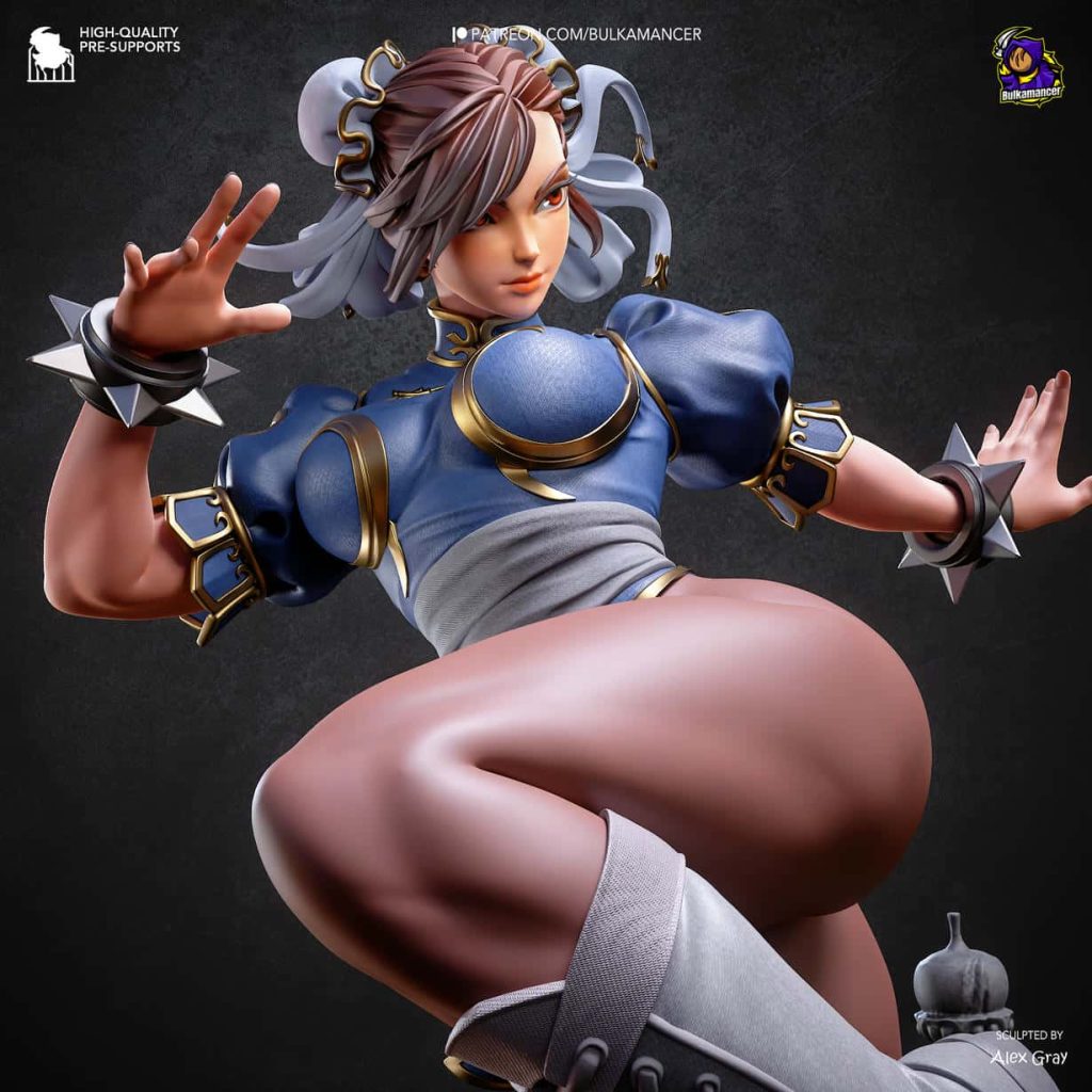 图片[2]-Bulkamancer 街头霸王 春丽-P站图纸收藏馆