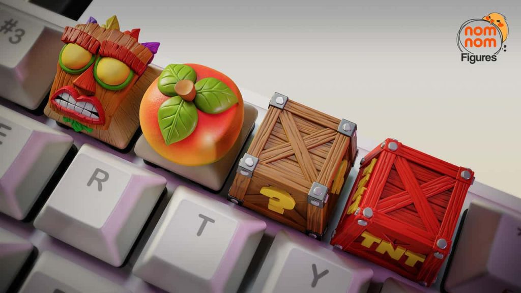 图片[2]-Nomnom 古惑狼键盘帽-P站图纸收藏馆