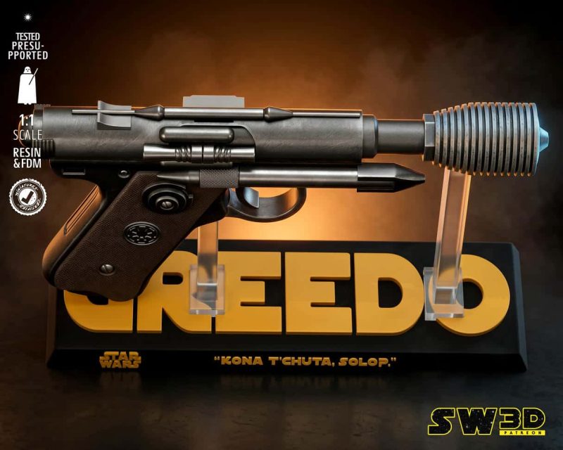 SW3D 星球大战 DT-12重型爆能手枪-P站图纸收藏馆