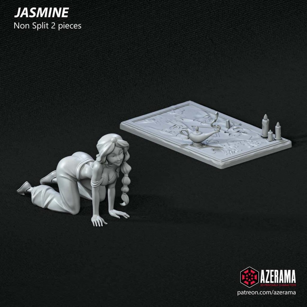 图片[4]-Azerama 阿拉丁 茉莉公主-P站图纸收藏馆