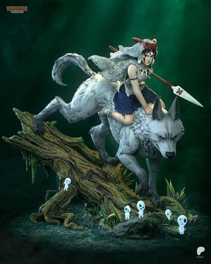 Tanuki Figures 幽灵公主 珊-P站图纸收藏馆