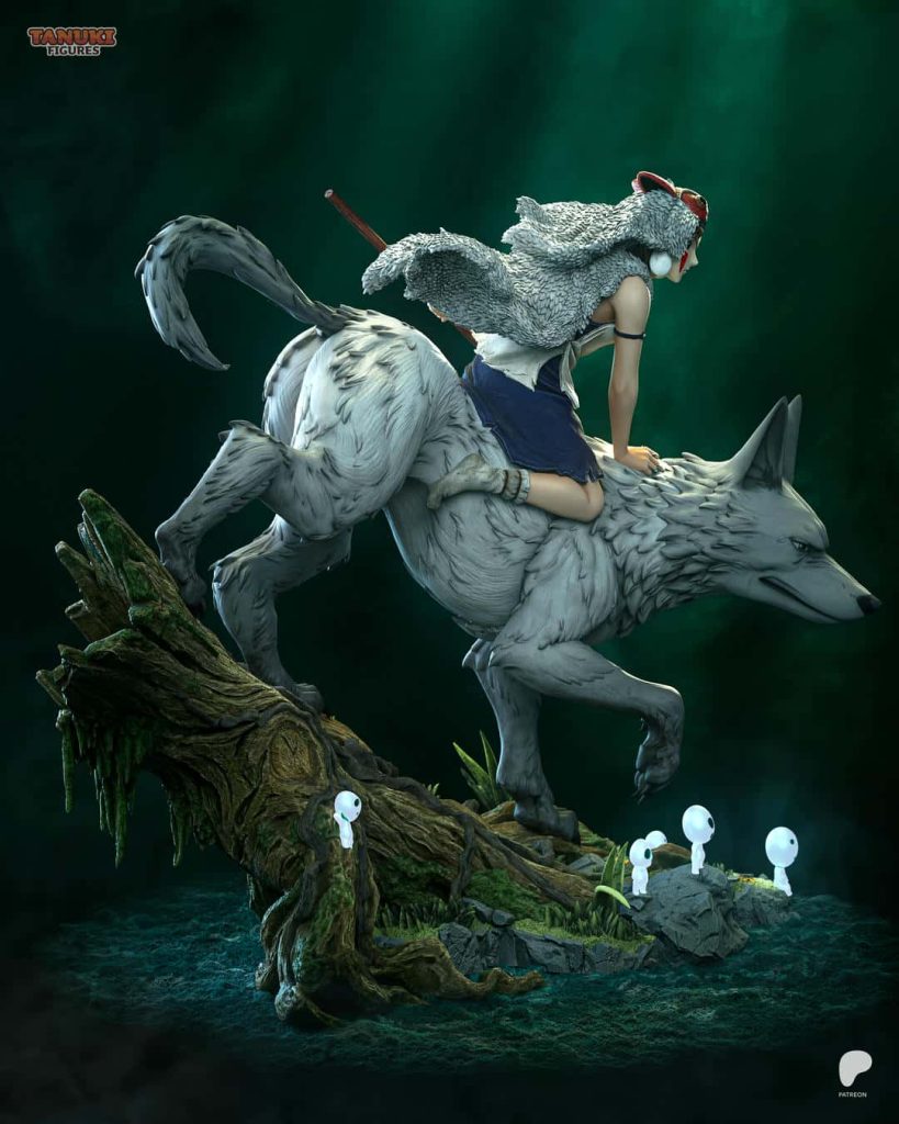 图片[5]-Tanuki Figures 幽灵公主 珊-P站图纸收藏馆