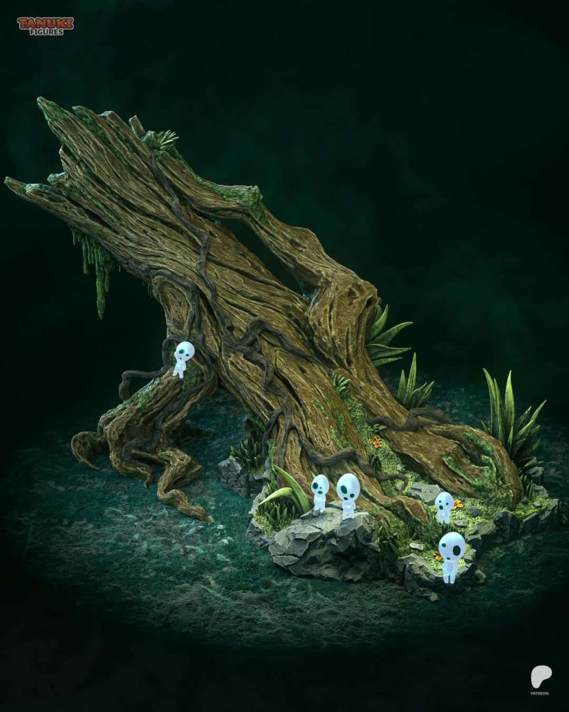 图片[7]-Tanuki Figures 幽灵公主 珊-P站图纸收藏馆