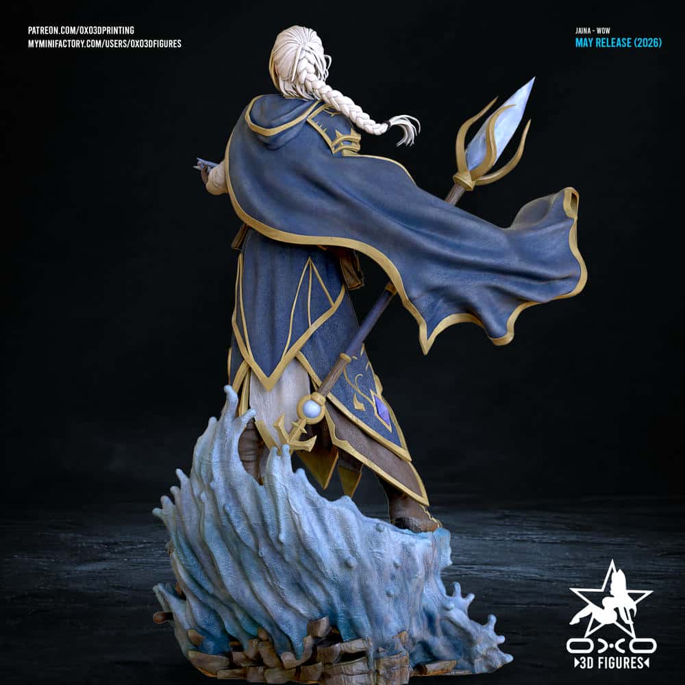 图片[3]-OXO3D 魔兽 吉安娜·普罗德摩尔-P站图纸收藏馆