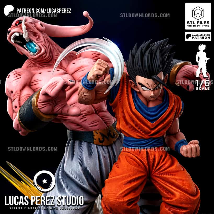 图片[2]-Lucas Perez 龙珠 悟饭对战魔人布欧-P站图纸收藏馆