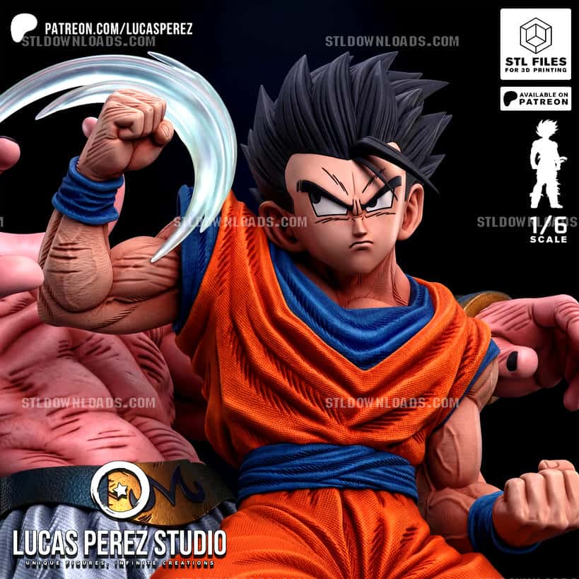 图片[3]-Lucas Perez 龙珠 悟饭对战魔人布欧-P站图纸收藏馆