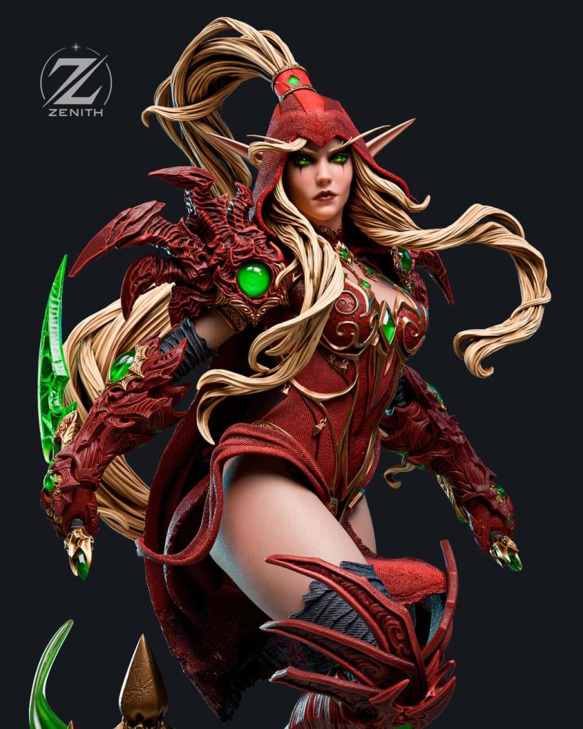 图片[2]-ZEZ Studios 魔兽世界 瓦莉拉·萨古纳尔-P站图纸收藏馆
