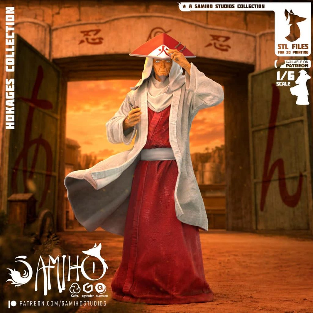 图片[1]-Samiho Studios 火影忍者 猿飞日斩-P站图纸收藏馆