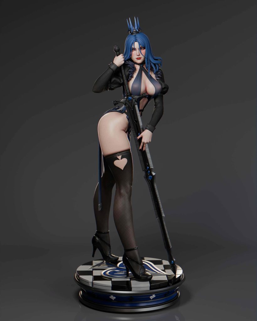 Abe3D 黑桃皇后-P站图纸收藏馆
