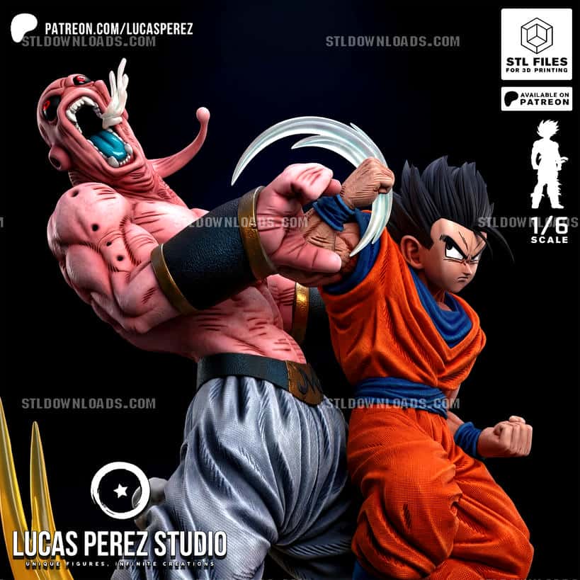 图片[4]-Lucas Perez 龙珠 悟饭对战魔人布欧-P站图纸收藏馆