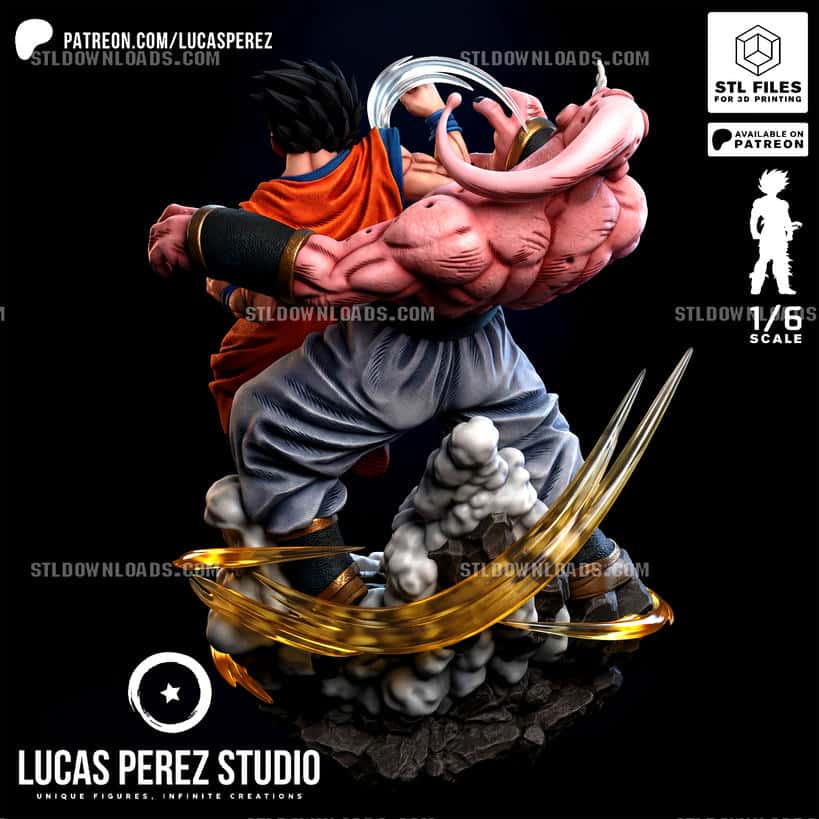 图片[6]-Lucas Perez 龙珠 悟饭对战魔人布欧-P站图纸收藏馆