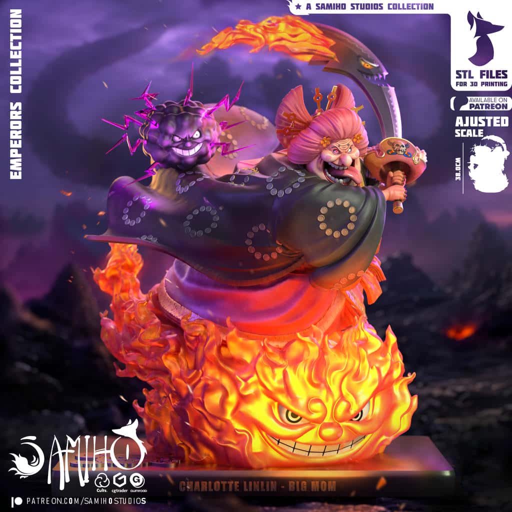 图片[1]-Samiho Studios 海贼王 夏洛特·玲玲-P站图纸收藏馆