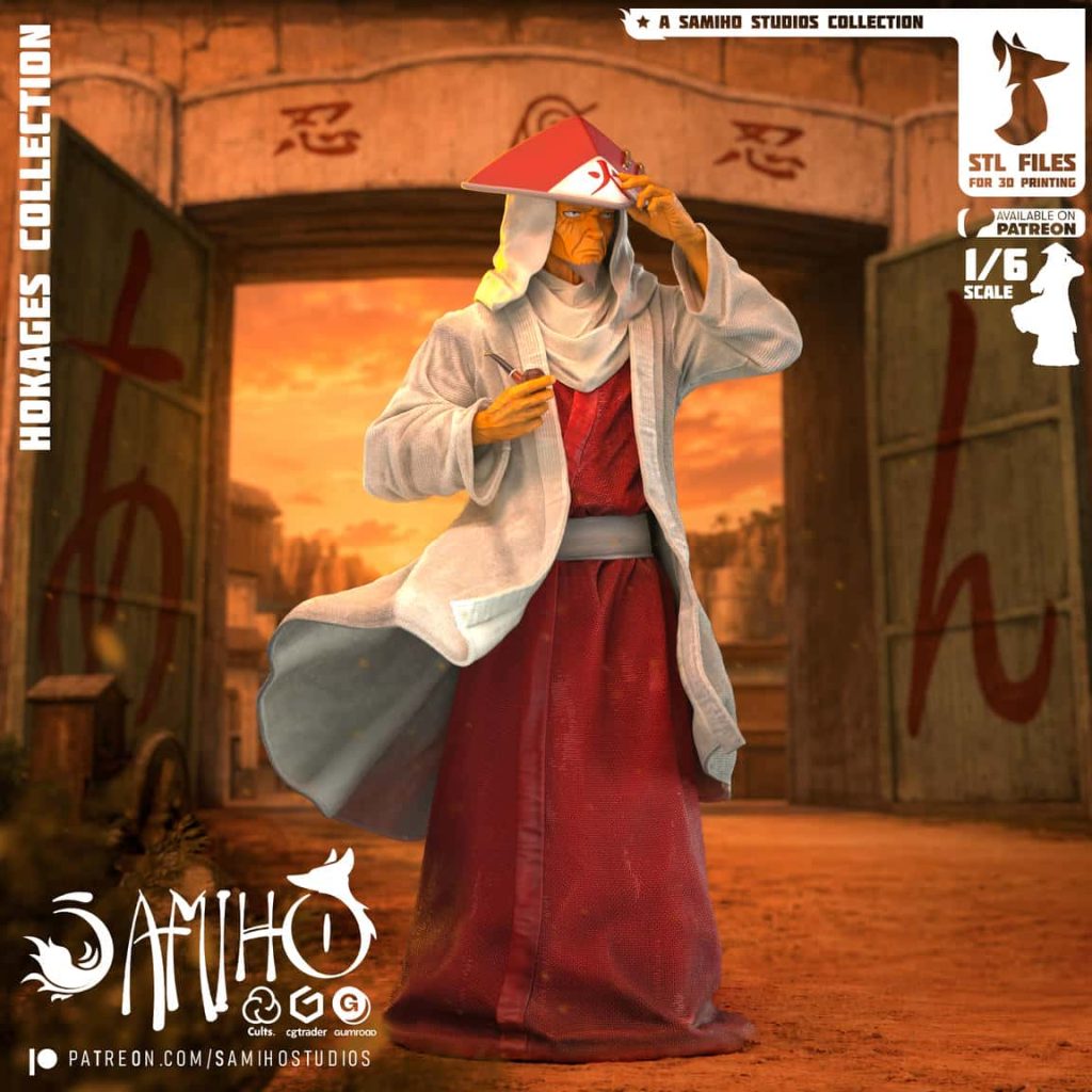 图片[3]-Samiho Studios 火影忍者 猿飞日斩-P站图纸收藏馆