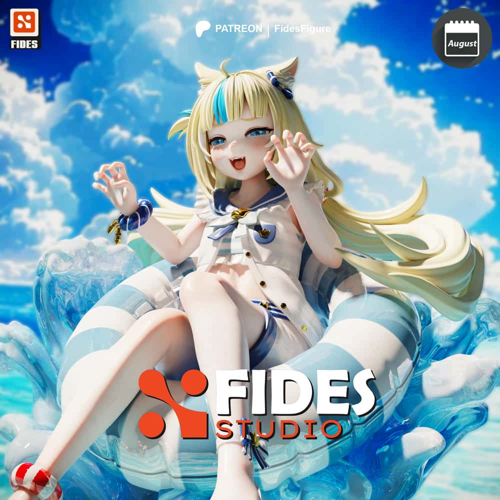 Fides Figure 虚拟主播 鲨鱼子-P站图纸收藏馆