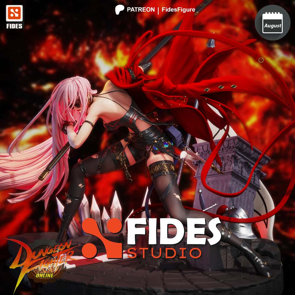 Fides Figure 胜利女神：妮姬 红莲：暗影-P站图纸收藏馆