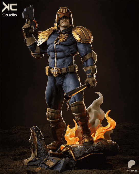 KcStudio 2000 AD 特警判官-P站图纸收藏馆