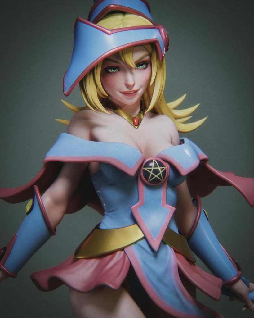 图片[2]-Abe3D 游戏王 黑魔导女孩-P站图纸收藏馆
