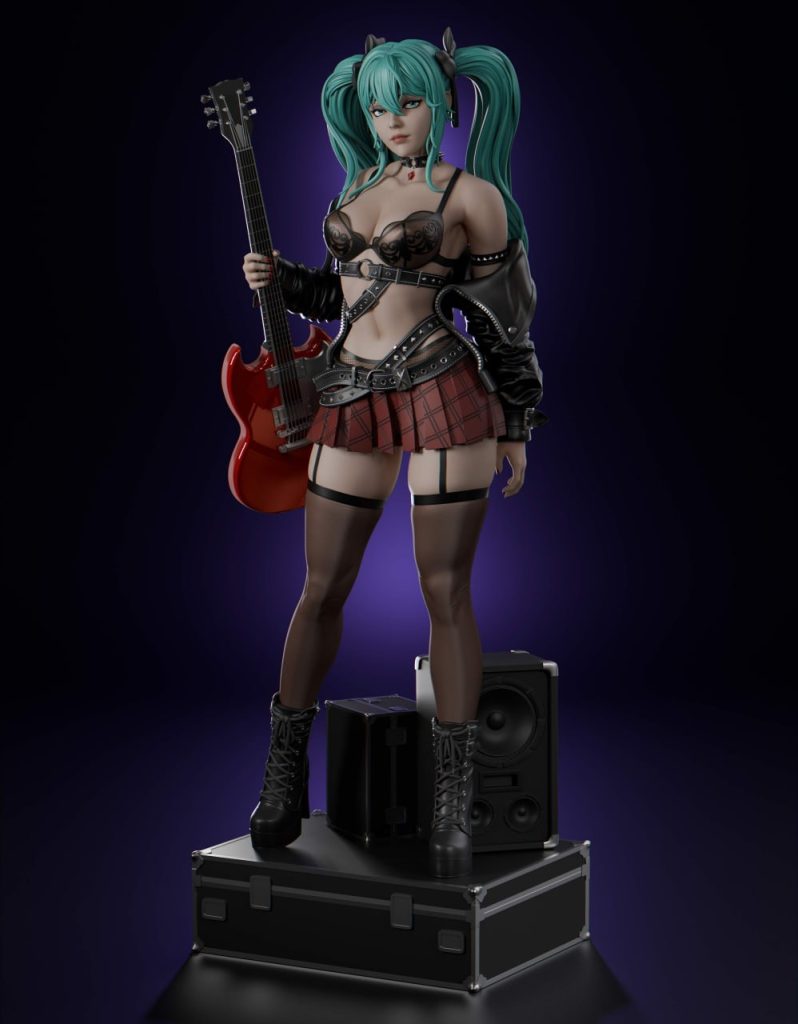 图片[1]-ABE3D 初音未来-P站图纸收藏馆