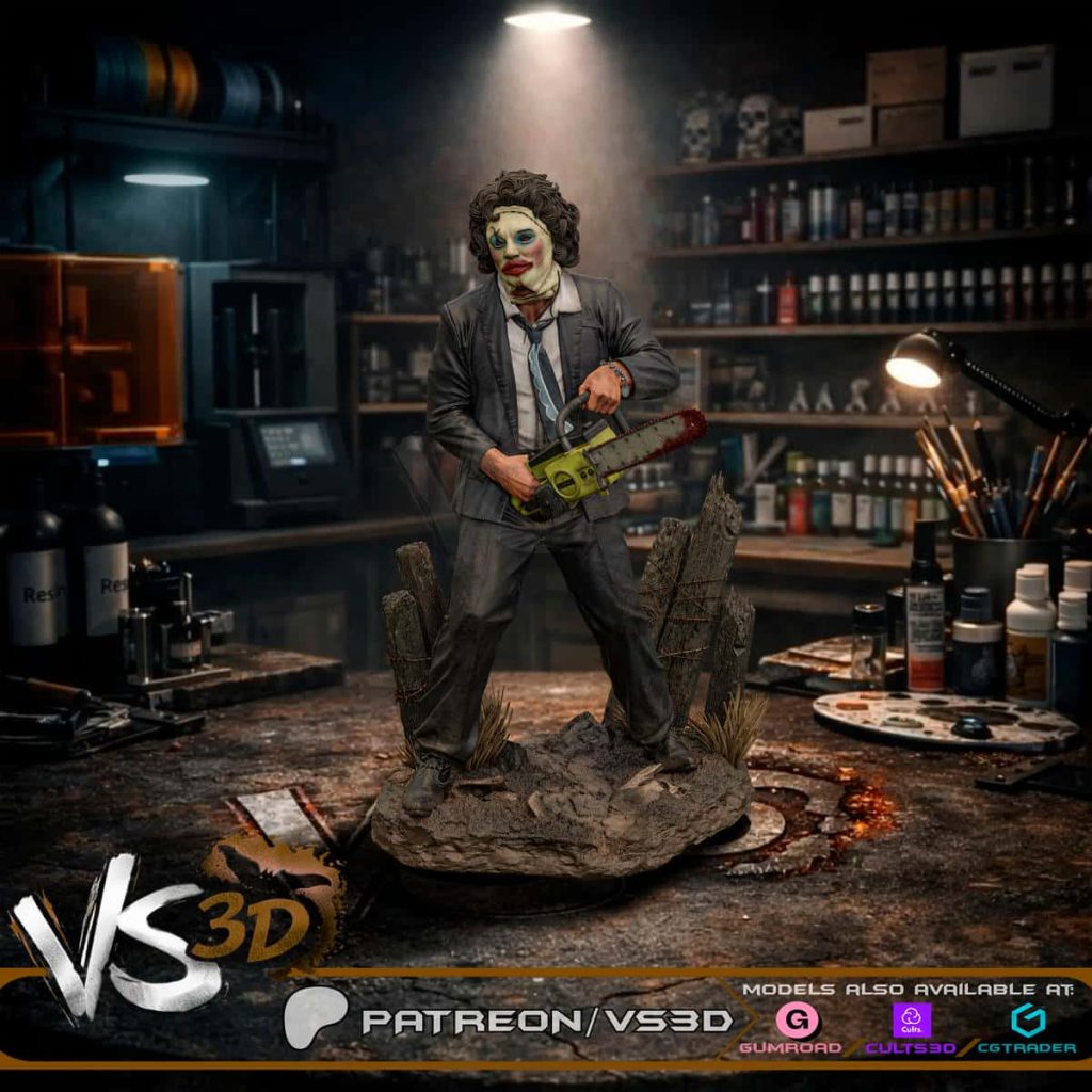 VS3D 德州电锯杀人狂 皮脸-P站图纸收藏馆