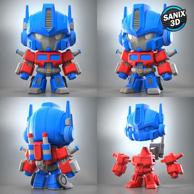 图片[2]-Sanix3d 变形金刚 擎天柱-P站图纸收藏馆