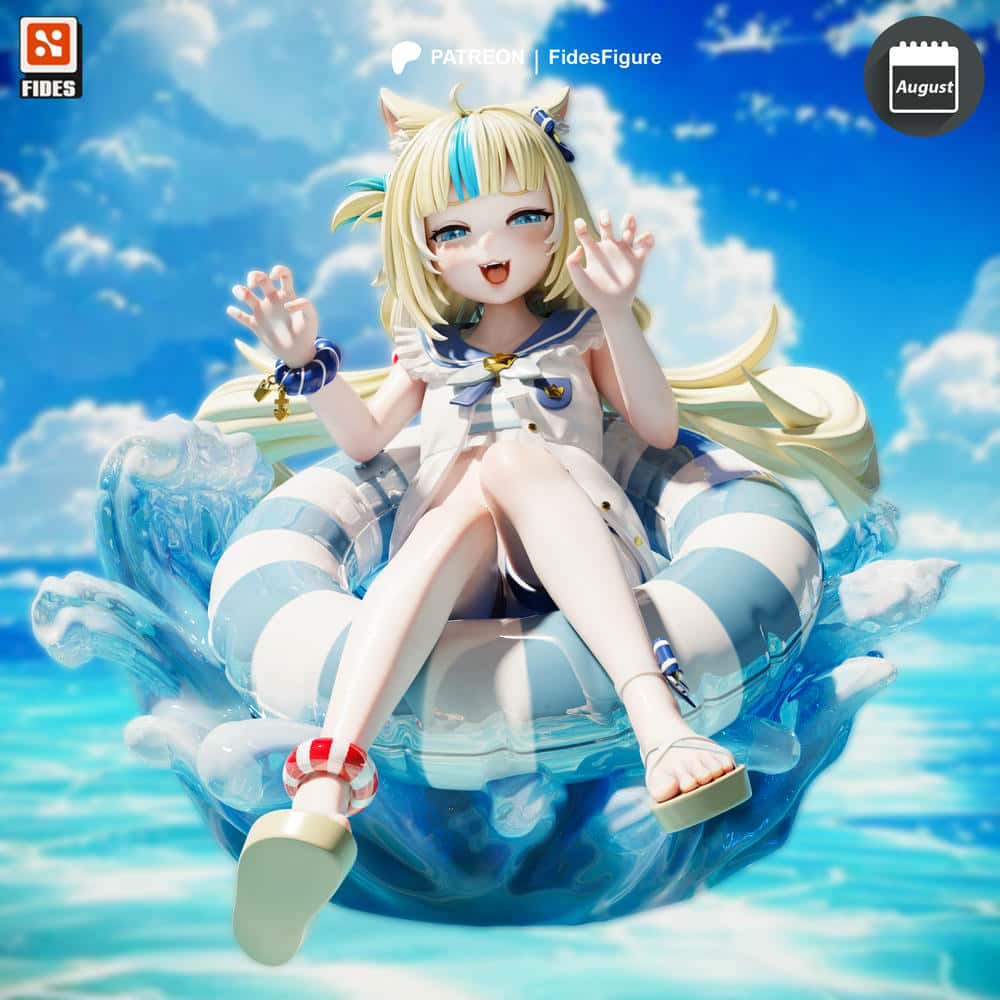 图片[2]-Fides Figure 虚拟主播 鲨鱼子-P站图纸收藏馆