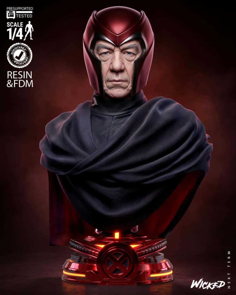 图片[1]-3DWicked 漫威 万磁王-P站图纸收藏馆