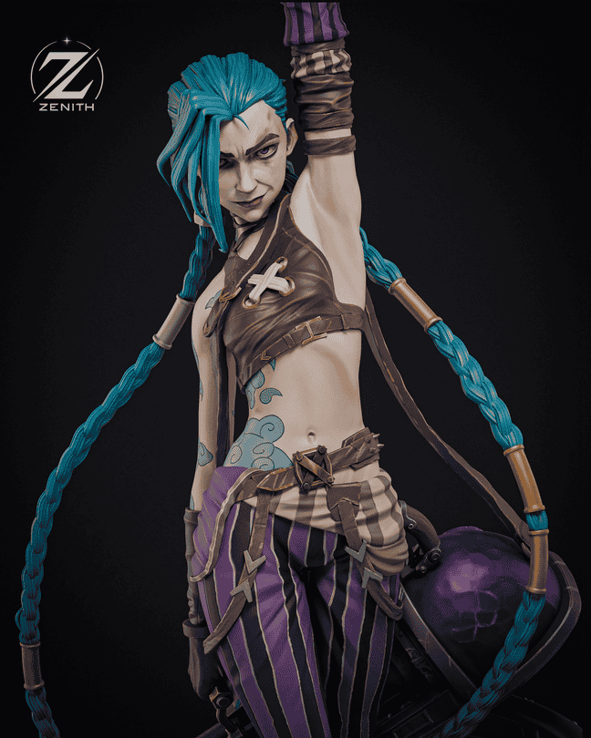 图片[3]-ZEZ 英雄联盟 金克丝Jinx Arcane-P站图纸收藏馆