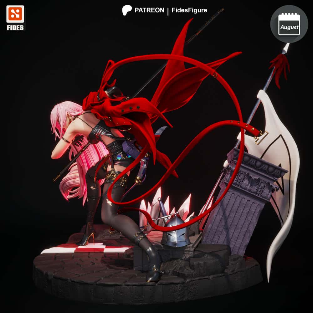 图片[4]-Fides Figure 胜利女神：妮姬 红莲：暗影-P站图纸收藏馆