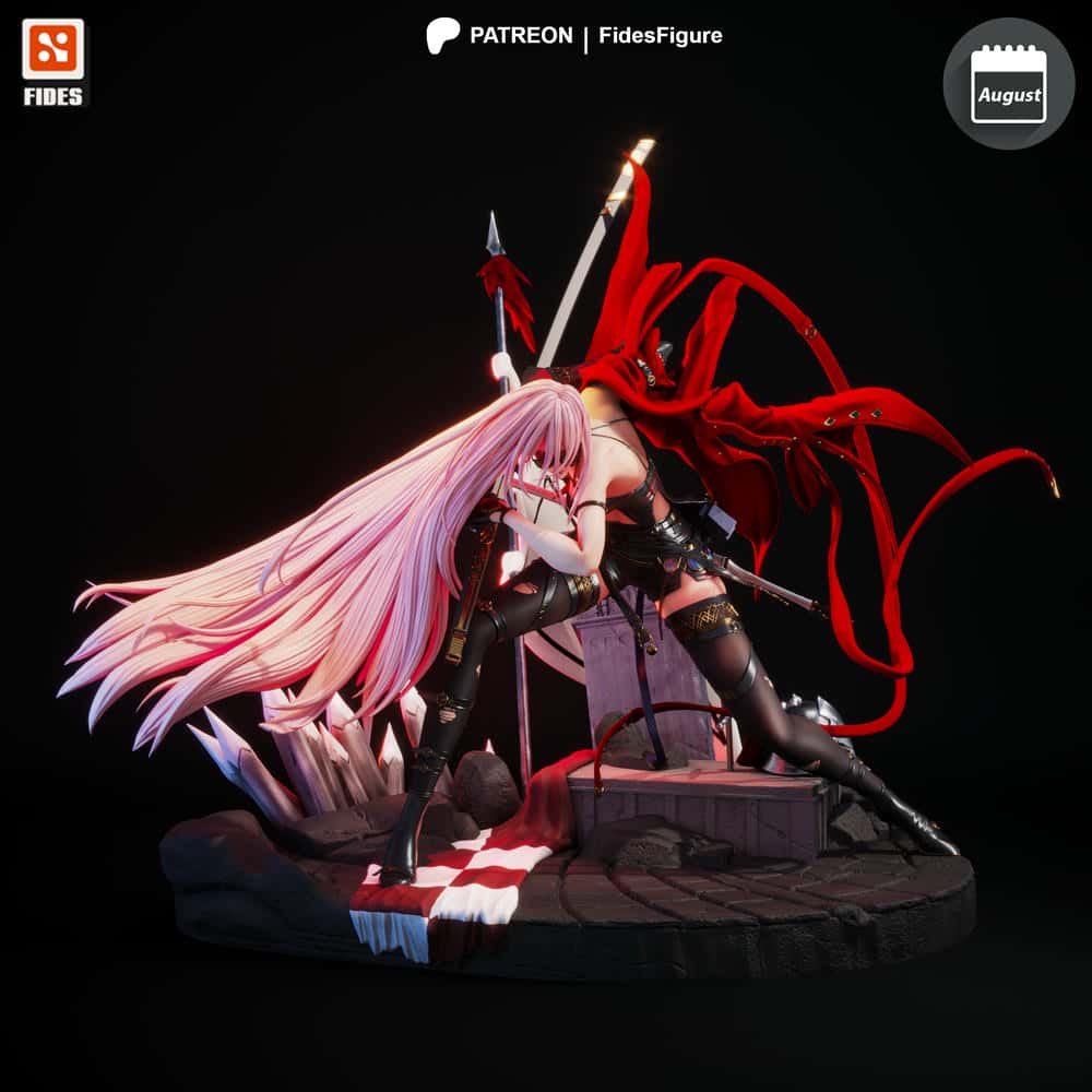 图片[3]-Fides Figure 胜利女神：妮姬 红莲：暗影-P站图纸收藏馆