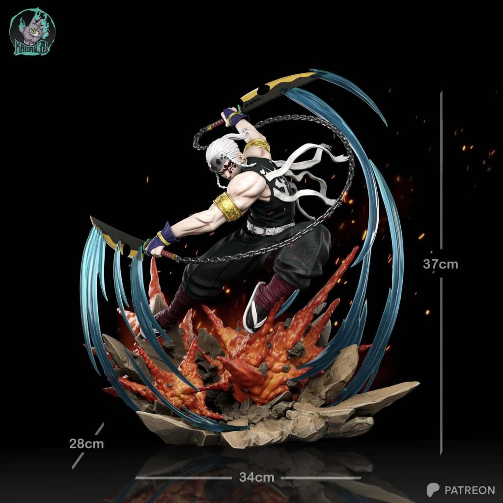 图片[4]-Kaidan 3D 鬼灭之刃 宇髓天元-P站图纸收藏馆