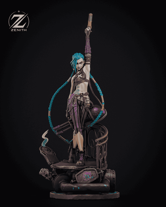 图片[1]-ZEZ 英雄联盟 金克丝Jinx Arcane-P站图纸收藏馆