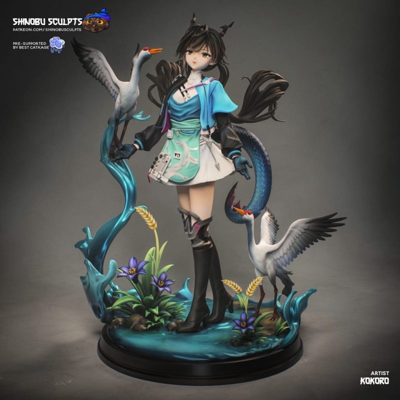 Shinobu Sculpts 明日方舟 陈晖洁-P站图纸收藏馆