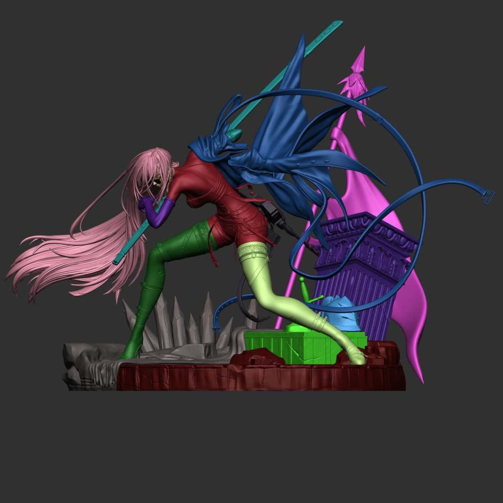 图片[5]-Fides Figure 胜利女神：妮姬 红莲：暗影-P站图纸收藏馆