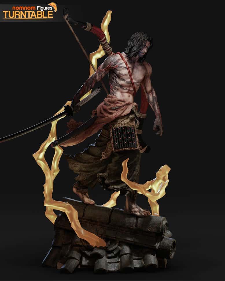 图片[2]-Nomnom Figures 只狼 苇名弦一郎-P站图纸收藏馆