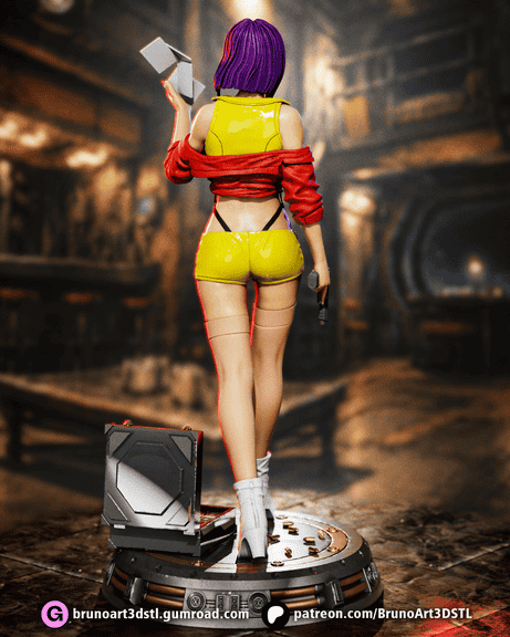 图片[4]-BrunoArt3D 星际牛仔 菲·瓦伦坦-P站图纸收藏馆