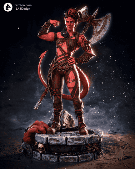 L.A Figures 博德之门 卡菈克-P站图纸收藏馆