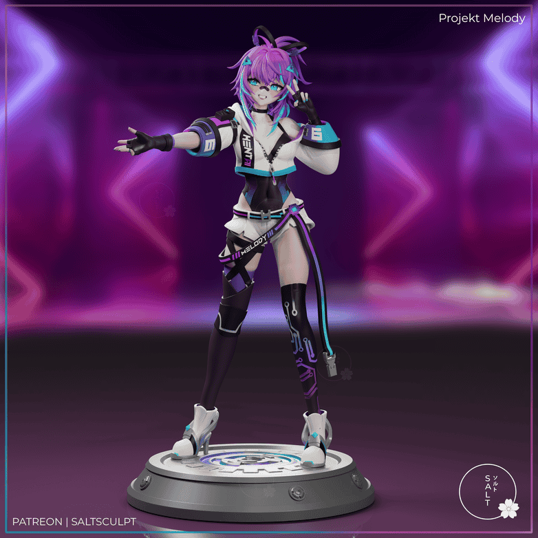 SaltSculpt Factory 虚拟主播 Projekt Melody-P站图纸收藏馆