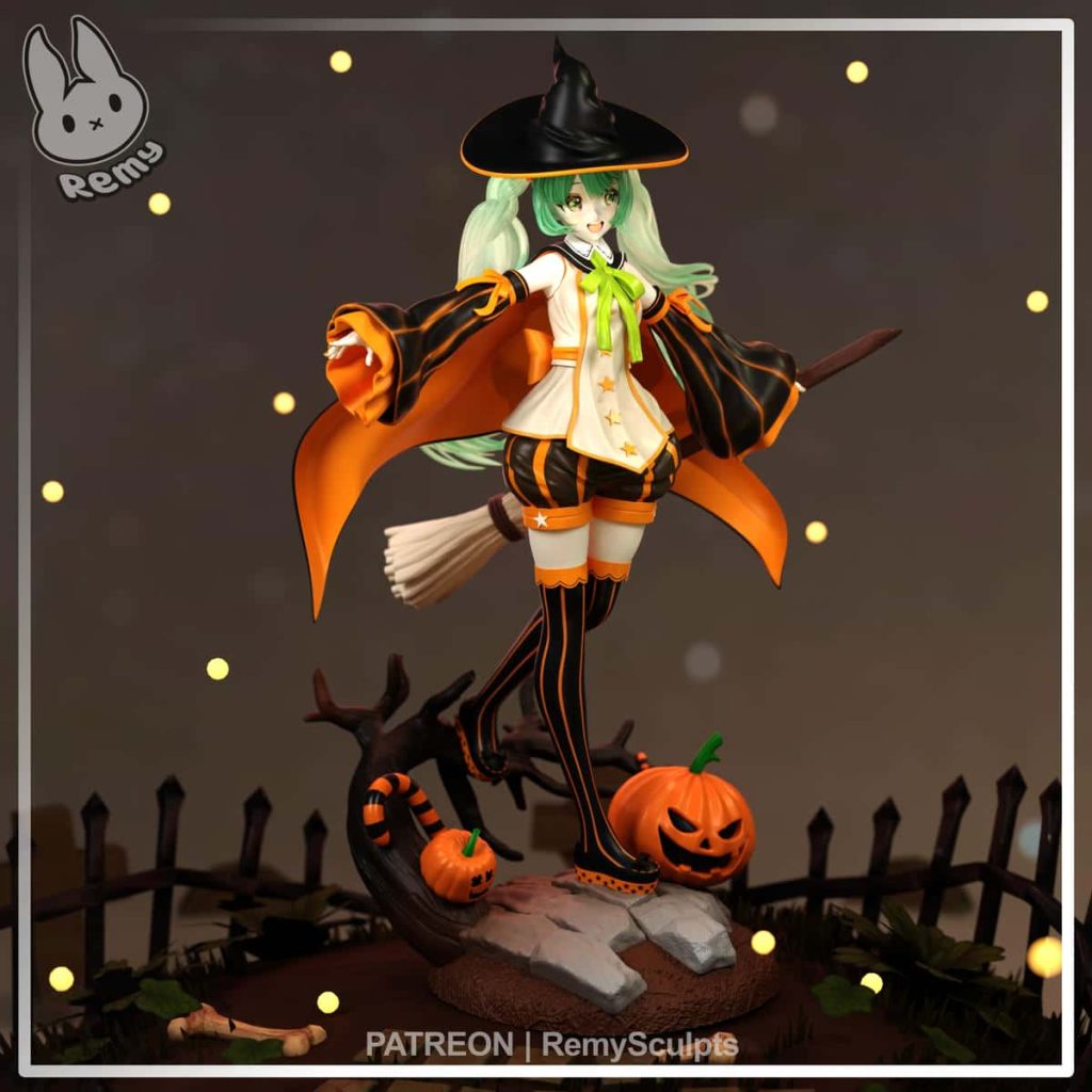 Remy Sculpts 南瓜太太的滑稽之梦 初音未来-P站图纸收藏馆