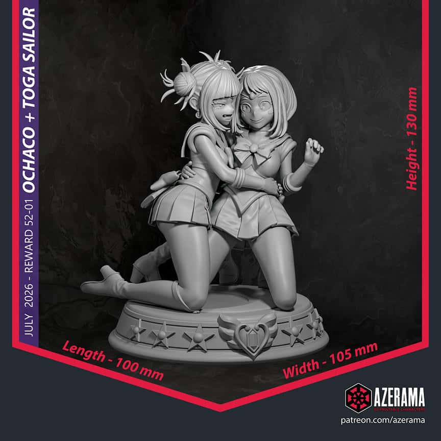 图片[4]-Azerama 丽日御茶子和渡我被身子-P站图纸收藏馆