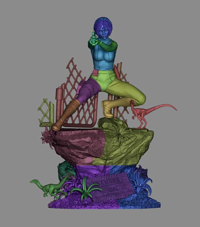 图片[6]-Ca3d 恐龙危机‌ 蕾吉娜-P站图纸收藏馆