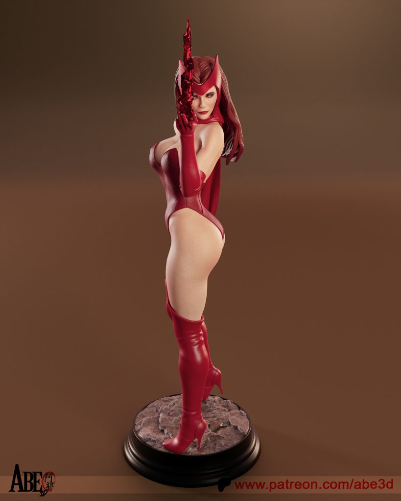 Abe3D 漫威 绯红女巫-P站图纸收藏馆
