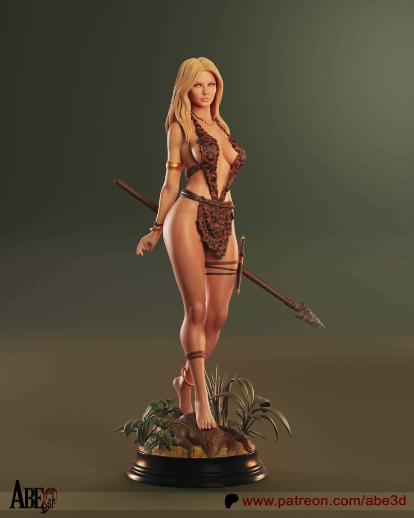Abe3D 森林女王 希娜-P站图纸收藏馆