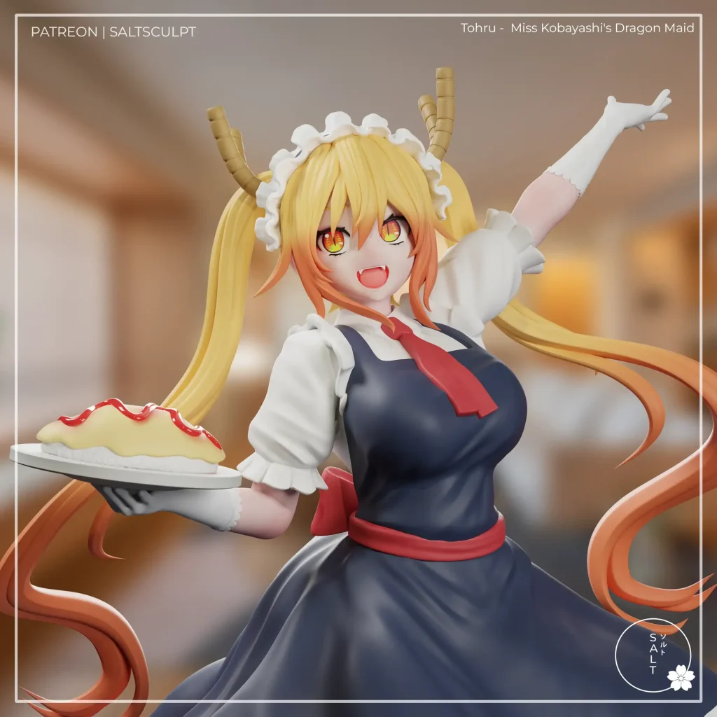 图片[2]-SaltSculpt 小林家的龙女仆 托尔-P站图纸收藏馆
