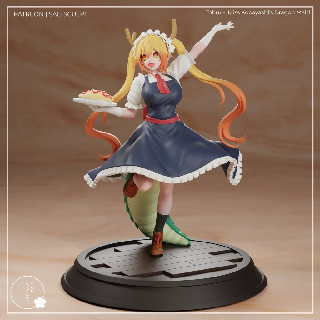 图片[3]-SaltSculpt 小林家的龙女仆 托尔-P站图纸收藏馆