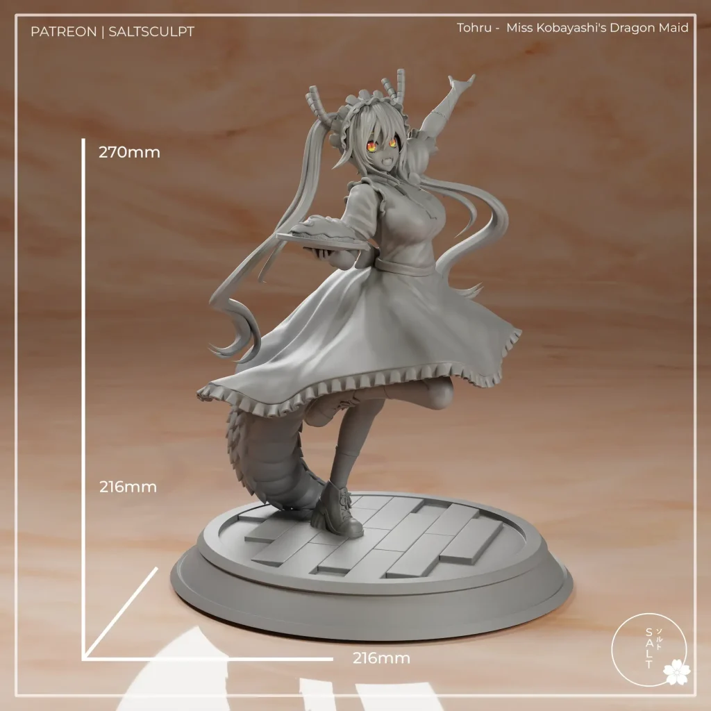 图片[5]-SaltSculpt 小林家的龙女仆 托尔-P站图纸收藏馆